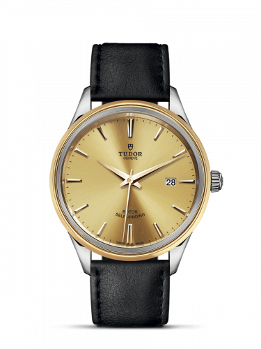 Style 41 Stainless Steel / Yellow Gold / Champagne / Strap