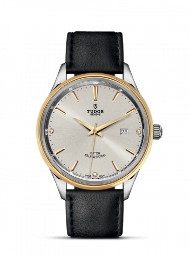 Style 41 Stainless Steel / Yellow Gold / Silver-Diamond / Strap