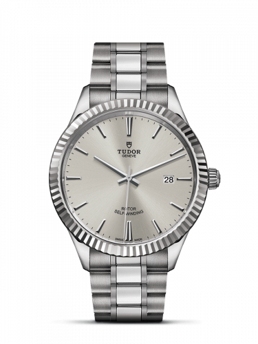 Style 41 Stainless Steel / Fluted / Silver / Bracelet