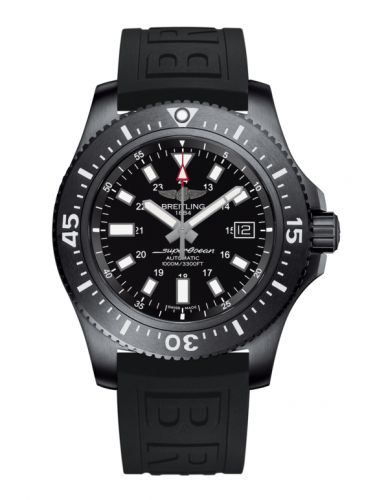 Superocean 44 Special Blacksteel / Black / Rubber