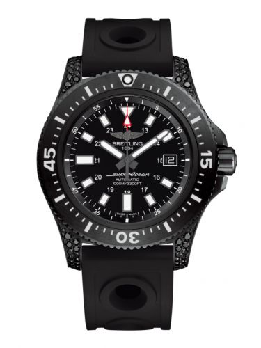 Superocean 44 Special Blacksteel / Diamondworks / Black / Rubber