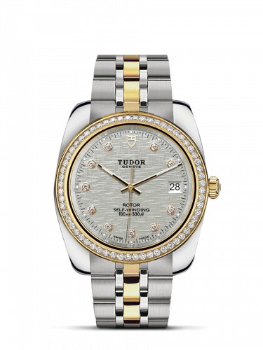 Classic 38 Stainless Steel / Yellow Gold / Diamond / Silver-Diamond / Bracelet