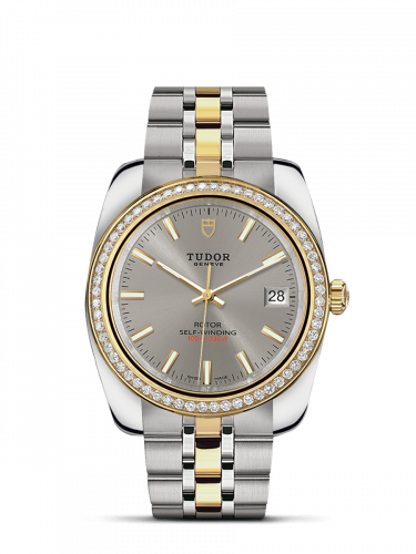 Classic 38 Stainless Steel / Yellow Gold / Diamond / Silver / Bracelet