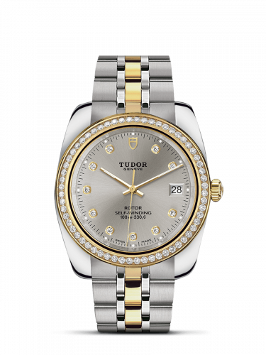 Classic 38 Stainless Steel / Yellow Gold / Diamond / Silver-Diamond / Bracelet
