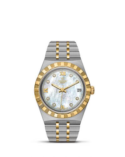 Royal Date 34 Stainless Steel / Yellow Gold / MOP