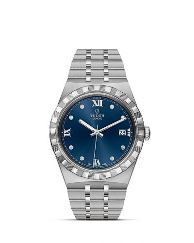 Royal Date 38 Stainless Steel / Blue - Diamond