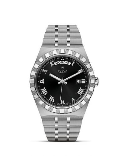 Royal Day-Date 41 Stainless Steel / Black - Roman