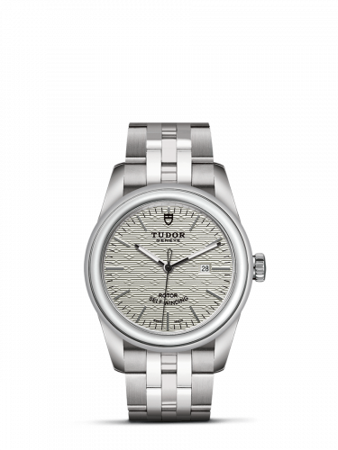 Glamour Date 31 Stainless Steel / Jacquard Silver / Bracelet