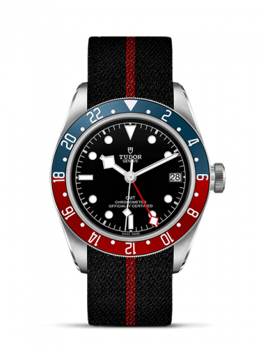 Black Bay GMT Stainless Steel / Black / Pepsi / Fabric