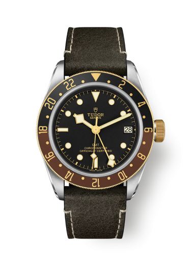 Black Bay GMT S&G / Black / Leather