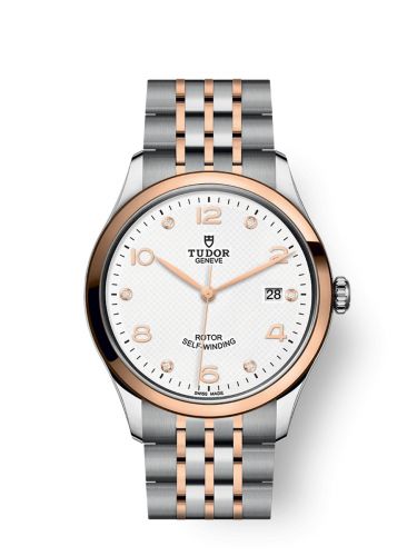 1926 39 Stainless Steel / Rose Gold / White - Diamond