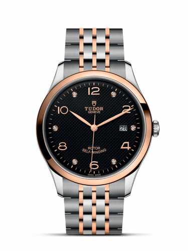 1926 41 Stainless Steel / Rose Gold / Black - Diamond