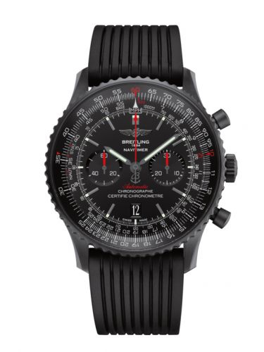 Navitimer 01 46 Blacksteel / Black / Rubber