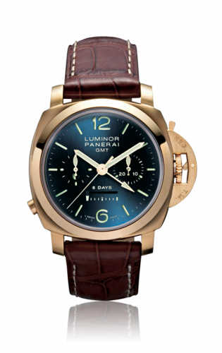 Luminor 1950 8 Days GMT Monopulsante Pink Gold
