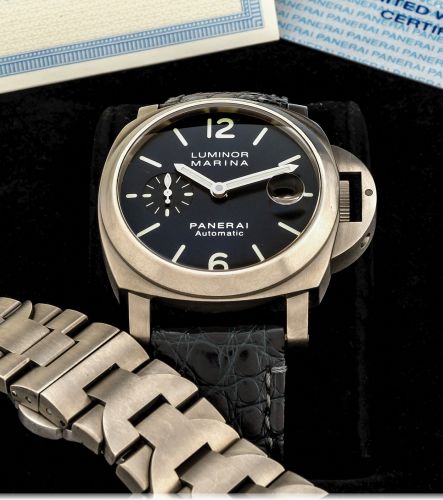 Luminor Marina Automatic 40mm Titanium Blue