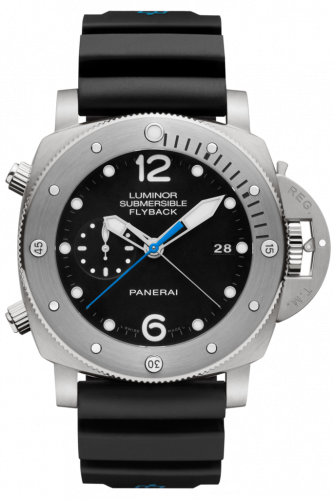 Luminor Submersible 47 3 Days Chrono Flyback Automatic Titanium / Black
