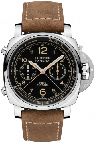 Luminor 1950 44 PCYC Chrono Flyback Automatic Stainless Steel / Black
