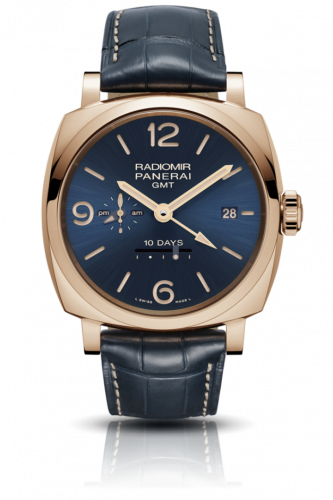 Radiomir 1940 10 Days GMT Oro Rosso Boutique Blue