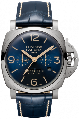 Luminor 1950 47 Equation Of Time 8 Days Titanium / Blue