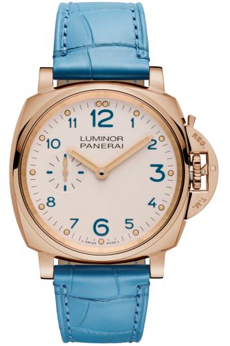 Luminor Due 42 3 Days Red Gold / White