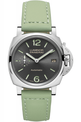 Luminor Due 38 Automatic Stainless Steel / Grey