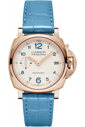 Luminor Due 38 Automatic Red Gold / White