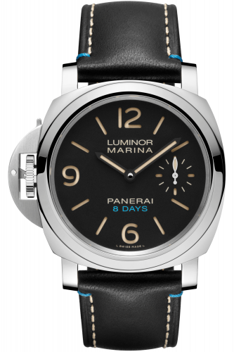 Luminor Marina 44 Left-Handed 8 Days Power Reserve Stainless Steel / Black