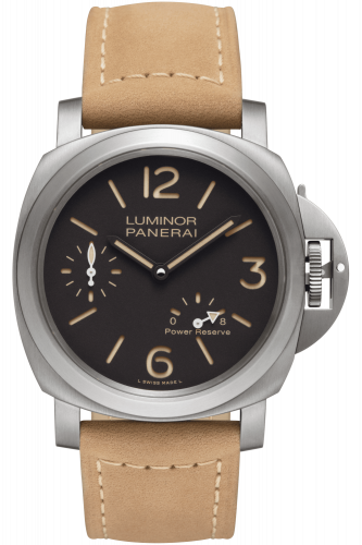 Luminor 44 8 Days Power Reserve Titanium / Brown