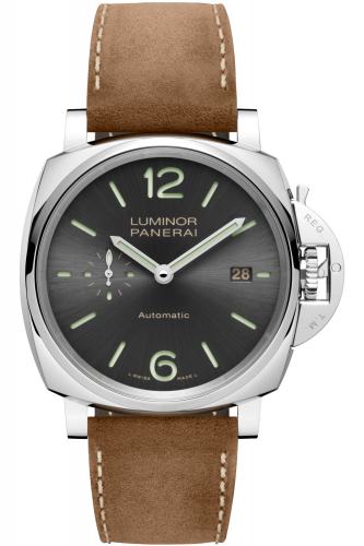 Luminor Due 42 3 Days Date Stainless Steel / Grey