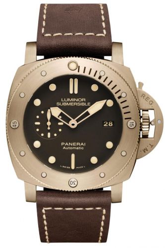 Luminor Submersible 1950 3 Days Automatic Bronzo Brown