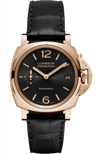 Luminor Due 38 Automatic Oro Rosso / Black