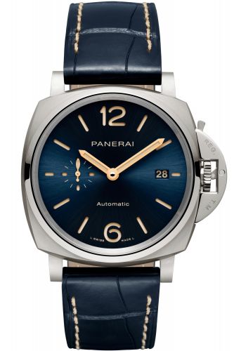 Luminor Due 42 Automatic Titanium/ Blue