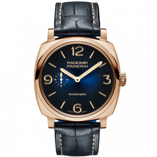 Radiomir 1940 45 3 Days Automatic Red Gold / Blue / Mediterraneo