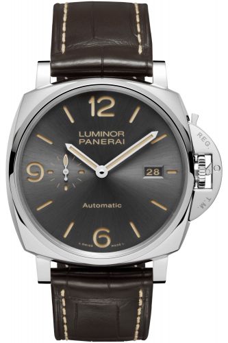 Luminor Due 45 3 Days Automatic Date Stainless Steel / Grey