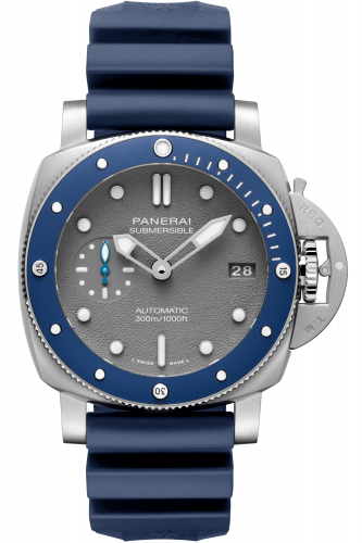 Luminor Submersible 42 3 Days Automatic Acciaio Blue Ceramic / Shark Grey