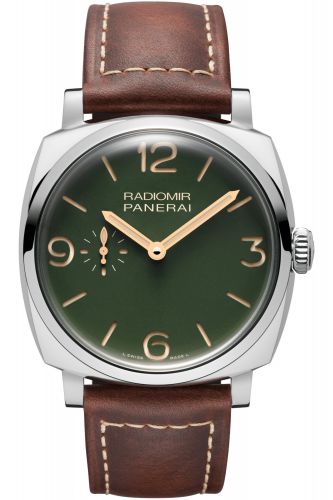 Radiomir 1940 45 3 Days Automatic Stainless Steel / Military Green