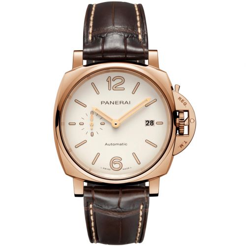 Luminor Due 42 Automatic Goldtech / White