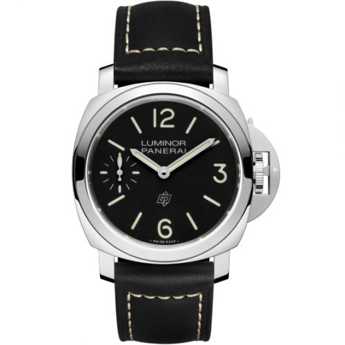 Luminor 44 Logo 3 Days Stainless Steel / Black