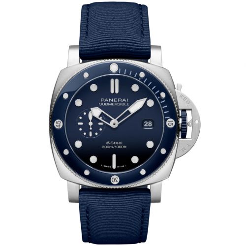 Submersible QuarantaQuattro ESteel Blu Profondo