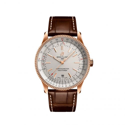 Navitimer Automatic 41 Automatic Red Gold / Silver / Croco / Pin
