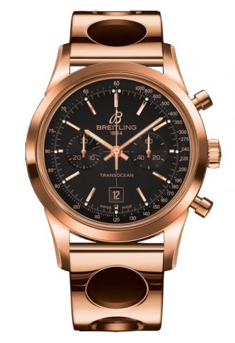 Transocean Chronograph 38 Gold / Black / Racer