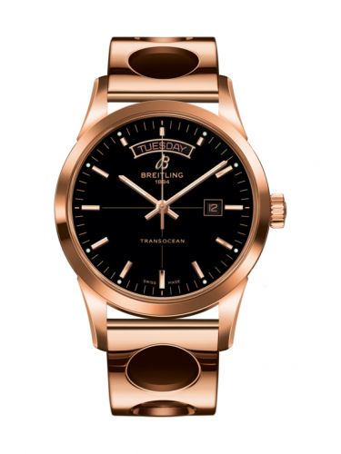 Transocean Day & Date Red Gold / Black / Racer