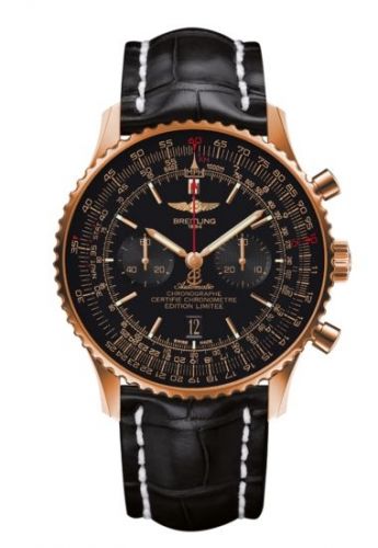 Navitimer 01 46 Red Gold / Black / Croco