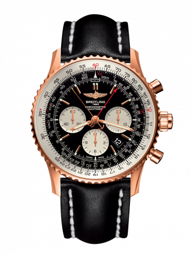 Navitimer Rattrapante Red Gold / Black / Calf / Pin