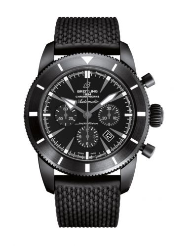 Superocean Heritage 46 Chronoworks Ceramic / Black / Rubber