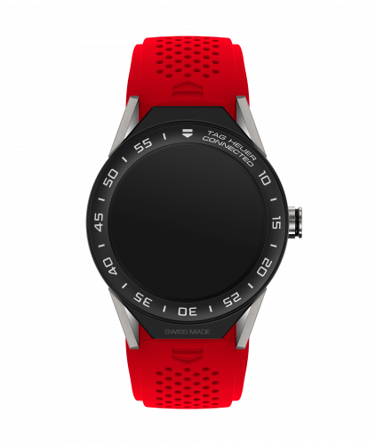 Carrera Connected Modular 45 Titanium / Ceramic / Red Rubber