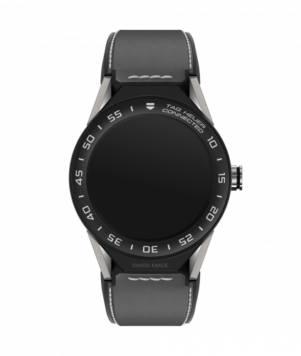 Carrera Connected Modular 45 Titanium / Ceramic / Grey Calf