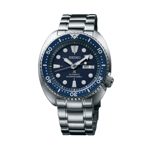 Prospex Diver Turtle Stainless Steel / Blue / Bracelet