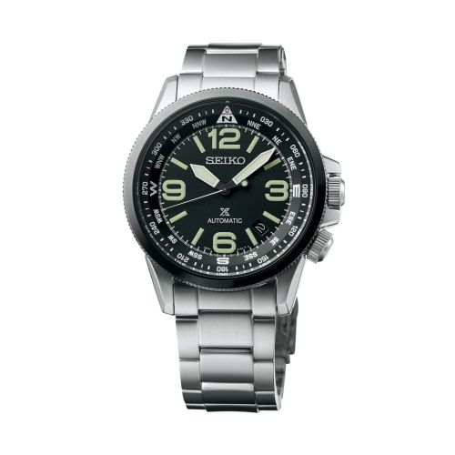 Prospex Land SRPA71K1 Stainless Steel / Black / Bracelet