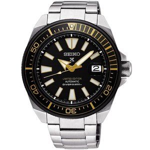 Prospex Diver Samurai Stainless Steel / Black / Bracelet / Zimbe